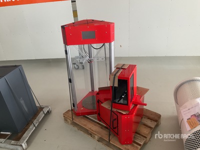 2022 Tractus T1250 3D printer DESK with heated print build platform / Computer Printers