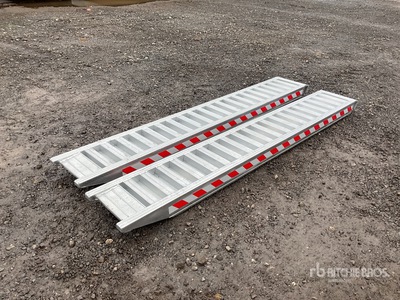 Quantity of (2) 2.5m Aluminium Ramps (Unused)