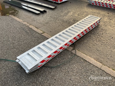 Quantity of (2) 2.3m Aluminium Ramps (Unused)