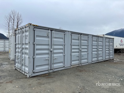 2026 40 ft High Cube Multi-Door Storage Container