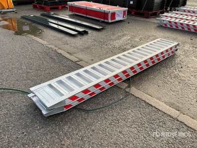 Quantity of (2) 2.3m Aluminium Ramps (Unused)