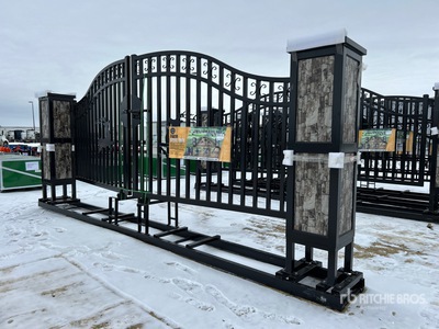 2026 Suihe NFG-20FGP-E 20 ft Steel Bi-Parting Einfahrtstor (Unused)