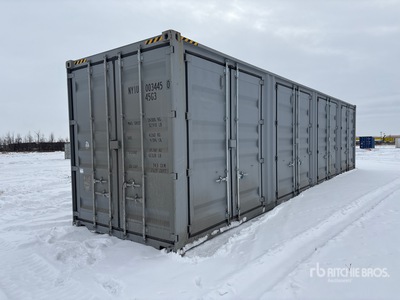 2025 40 ft High Cube Multi-Door Storage Container
