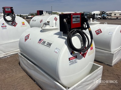 2025 AM Tank AM-TANK 500 DIESEL 555 gal Skid Mounted Steel Fuel Tank (Unused)