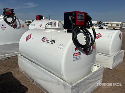 2025 AM Tank AM-TANK 500 DIESEL 555 gal Skid Mounted Steel Fuel Tank (Unused)