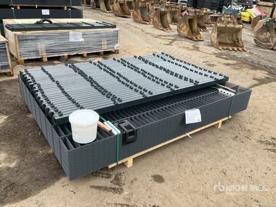 Qty of 75 Meter (1.83m x 2.50m) Site Fence (Unused)