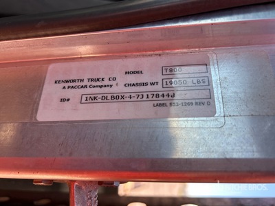 2007 Kenworth T800 6x4 Pritsche-Lkw