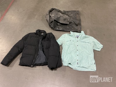 (88) Men's Outerwear, (28) Assorted Apparel, (14) Sacks & Assorted Items