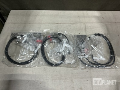 (3) AAI 4027AS1810-02 Radio Frequency Cable Assemblies