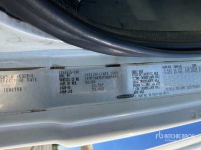 2000 Freightliner FL112 6x4 Vacuum Excavator Truck