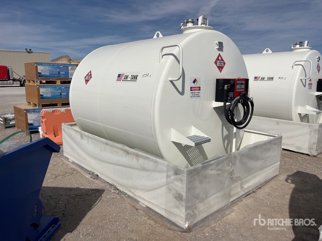 2025 AM Tank AM TANK 2300 N 2376 gal Skid Mounted Steel Fuel Tank (Unused)