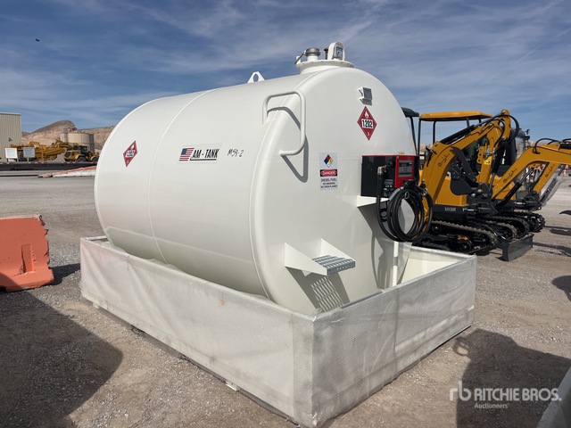 2025 AM Tank AM TANK 2300 N 2376 gal Skid Mounted Steel Fuel Tank (Unused)
