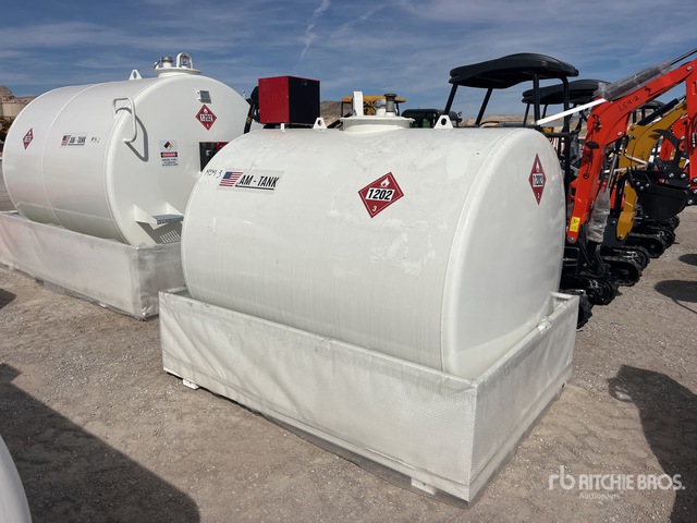 2025 AM Tank AM Tank 1000 1050 gal Skid Mounted Steel Fuel Tank (Unused)