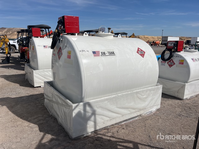 2025 AM Tank AM-TANK1000 1050 gal Skid Mounted Steel Fuel Tank (Unused)