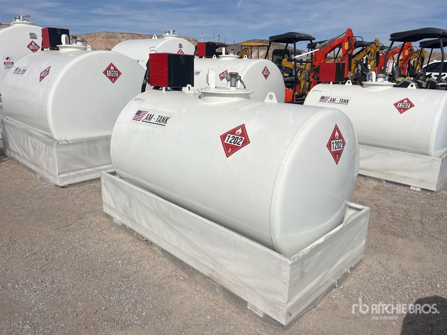 2025 AM Tank AM Tank 500 490 gal Skid Mounted Steel Fuel Tank (Unused)