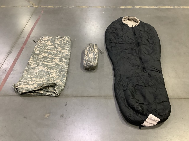 (27) Tarpaulins, (3) ICS Improved Combat Shelters & Assorted Items