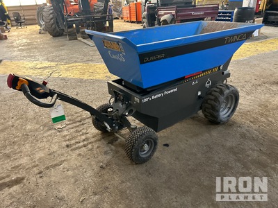 2023 Cratos Twinca ES 800 Walk-Behind Hi-Tip Electric dumper