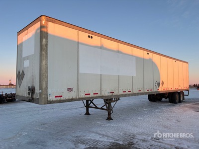 2012 Wabash 53 ft x 102 in T/A Van Trailer