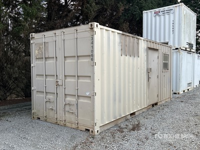 20 ft x 8 ft Skid-Mounted Mobile Office