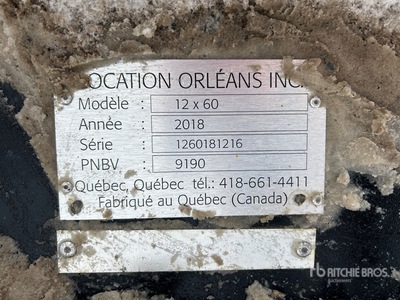 2018 Orleans 60 ft x 12 ft Ufficio mobile