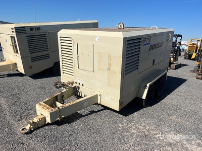 2008 Doosan 750 cfm Mobile Luftkompressor