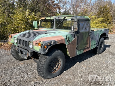 1997 AM General M1097A2 HMMWV 2 Door Soft Top w/Truck Body