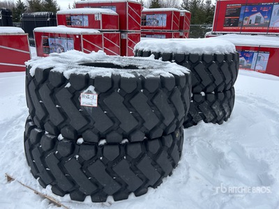 Quantity of (4) 20.5-25 Wheel Loader Pneus