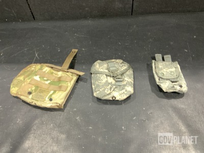 (10) Battery Pouches, (14) Universal First Aid Kit Pouches & Assorted Items