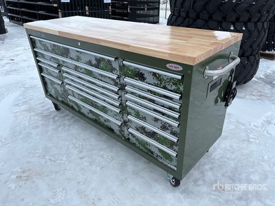 Ghostfire 72Crrfc 72 in 17-Drawer Fatboy ベンチ (Unused)