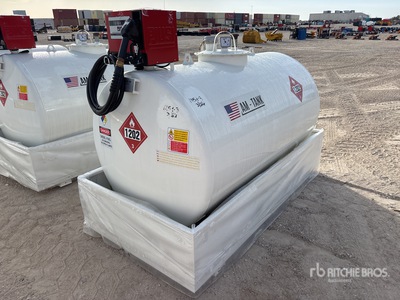 2025 AM Tank AM-TANK 500 DIESEL 555 gal Skid mounted Steel Storage and Dispensing Fuel Tank (Unused)