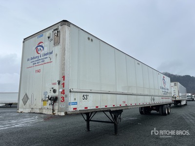 2016 Stoughton 53 ft x 102 in T/A Remolque de furgoneta