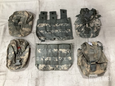 (42) First Aid Kit Pouches, (63) M4 Three Mag Pouches & Assorted Items