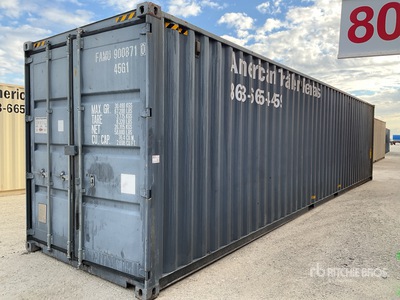 2018 40 ft High Cube حاويات تخزين
