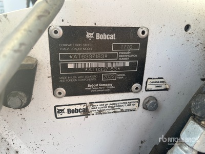 2022 Bobcat T770 Kompaktowa ładowarka gąsienicowa
