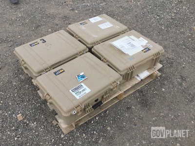 (4) Pelican 1600 Storage Cases