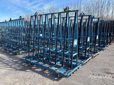 Quantity of (3) Glass Racks