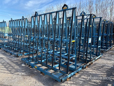 Quantity of (3) Glass Racks