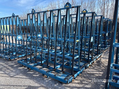 Quantity of (3) Glass Racks