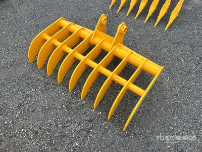 2026 GIYI 41 in Excavator Rake - Fits Cat 305 (Unused)