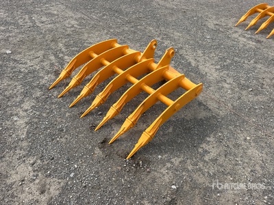 2026 GIYI 44 in Excavator Rake - Fits Cat 305 (Unused)