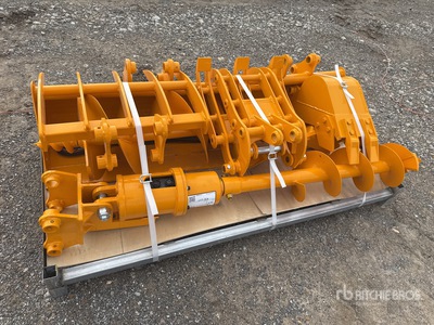 Quantity of (8) 2026 GIYI VCA-8 31 in Mini Excavator Attachments Attacco per escavatore - Fits Cat 301 (Unused)