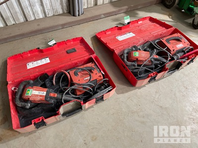 Quantity of (2) Hilti DG150 Electric Concrete Grinders