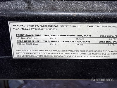 2022 Safety Thaw ST550 Flameless Space Heater