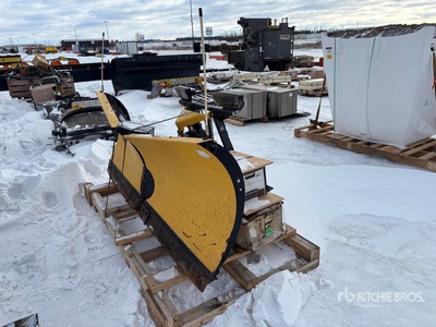 Fisher Storm Guard 8 ft 6 in Power-V 8 Ft 6 Inch Multi Directional Truck Mount كاشطة الثلج - Fits Truck