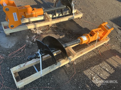 2026 GIYI 16 in Excavator Auger - Fits Cat 303 (Unused)