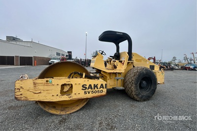 2008 Sakai SV505D Rullo vibrante ferro gomma