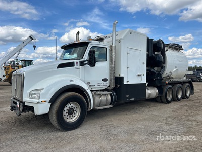 2018 Tornado F3 ECO on 2018 Kenworth T880 8x6 Vacuum Excavator Truck