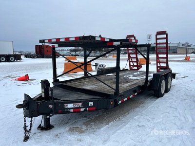 1999 Towmaster 24 ft T/A Equipment Trailer