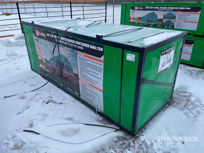 StanForge DT4041CF 40 ft x 40 ft Dual Truss Container Shelter (Unused)
