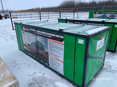 StanForge DT4041CF 40 ft x 40 ft Dual Truss Container Shelter (Unused)